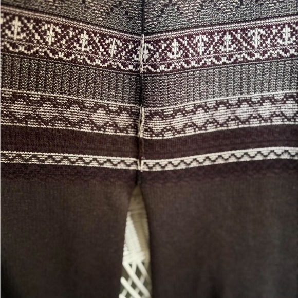 M. Rena Brown and Boho Patterned Long sleeveless Cardigan/ Wool Blend / medium - Picture 5 of 7